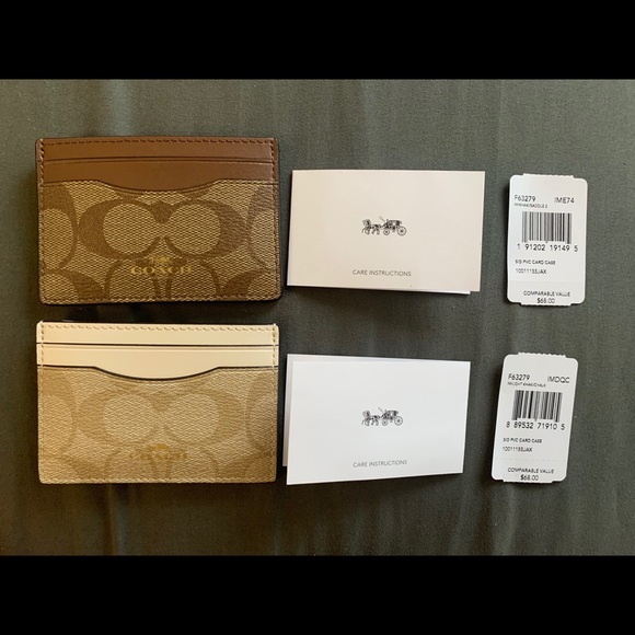 Coach Card Case Signature Collection - Picture 1 of 2